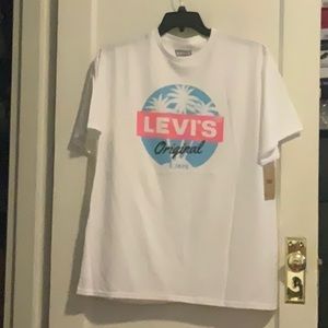 NWT Levis tropical palm logo graphic tee size XL.
